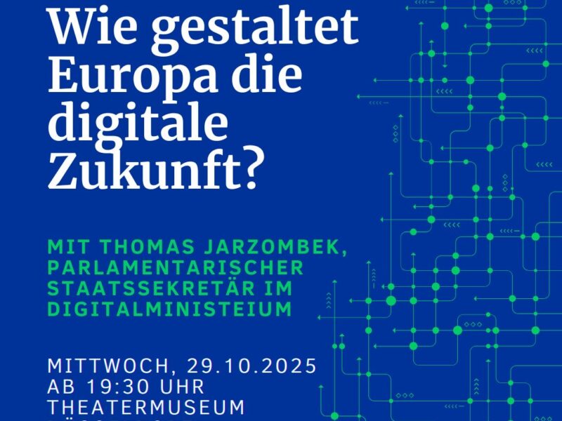 ABGESAGT - Zwischen AI Act und eID: Wie gestaltet Europa die digitale Zukunft?