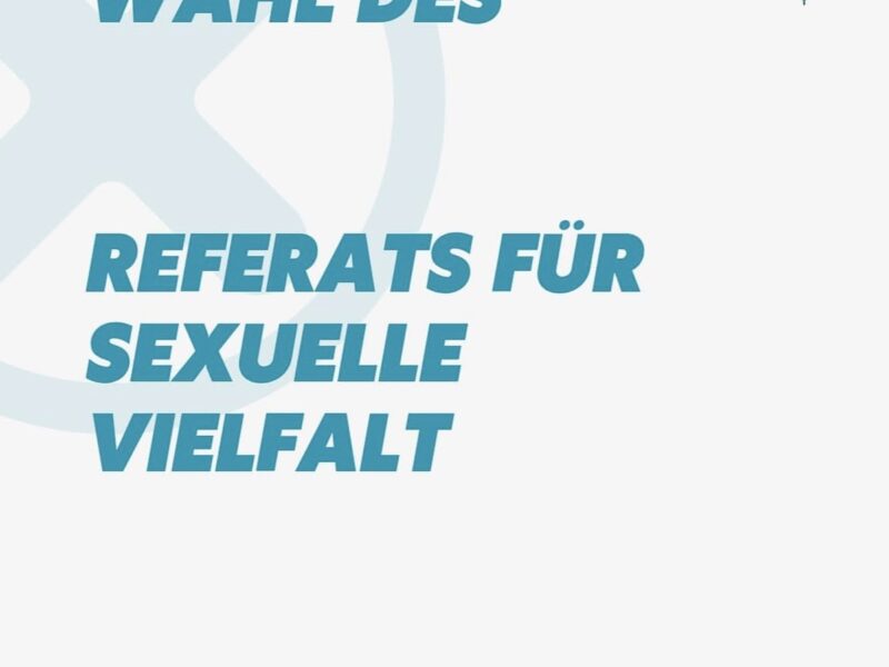 Vollversammlung des Referates für sexuelle Vielfalt
