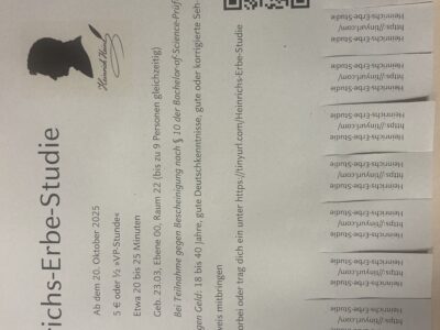 Heinrichs-Erbe-Studie [VP gesucht]