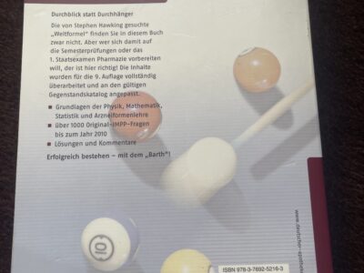 Buch Physikalische Chemie und Arzneiformenlehre